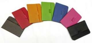 Kindle e Book Reader Lighted Leather Cover CHOOSE YOUR COLOR Book 