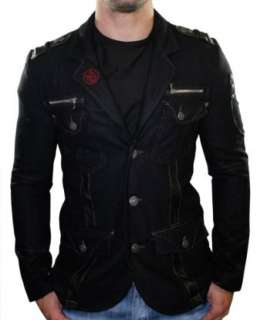  REMETEE by Affliction Envision Wool Military Zipper Blazer 