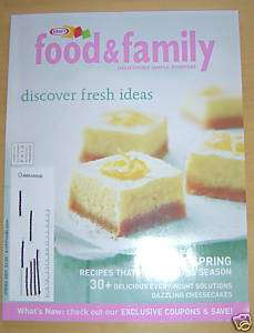 Kraft & Food Family Recipe Magazine Book Spring 2007  