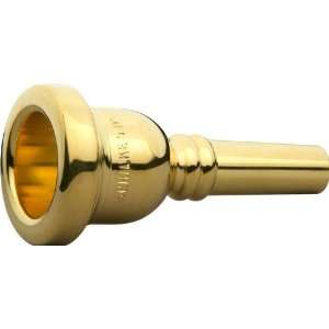   Large Shank Trombone Mouthpiece in Gold 51D Gold Musical Instruments