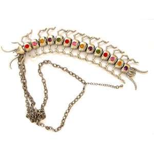  Stunning Centipede Chilopod Insect Necklace Pendant 