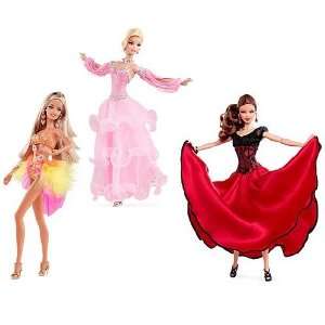  Barbie Dancing with the Stars Dolls Case Toys & Games