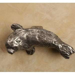   Hardware 161 Seal Pup Knob Pewter w Copper Wash