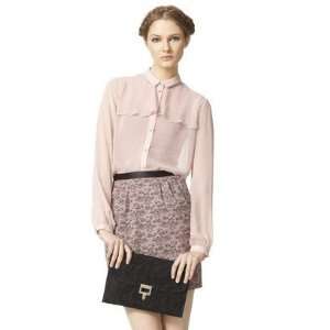 Jason Wu for Target Long Sleeve Sheer Blouse in Blush Dots   SMALL (S)
