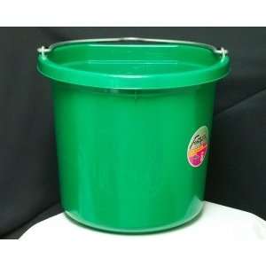  Best Quality Flat Back Bucket Fb 124 / Green Size 24 Quart 
