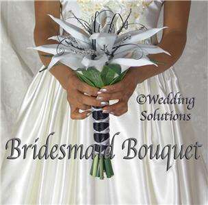   STEPHANIE Wedding Bouquets Bouquet Bridal Bridesmaid Flowers love silk