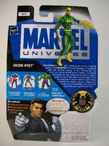 New Marvel Universe IRON FIST Series 1 Figure 017 Mint on Card  