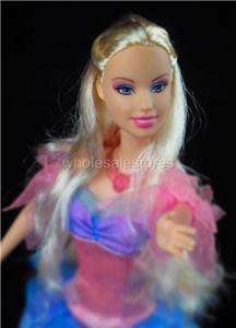 Mattel Barbie Princess Odette of Swan Lake Doll Blue Purple New 