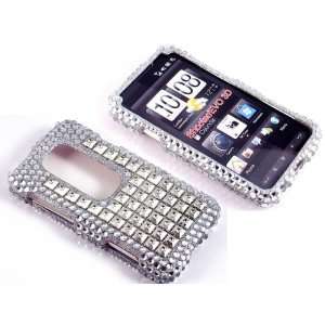  Case Silver Bling Rhinestone Crystal Jeweled Snap on Full Cover Case 
