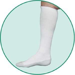  JUZO Silver Sole Knee High White Medium: Health & Personal 