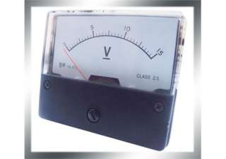 DC 0~15V Analog Volt Panel Meter Voltmeter Voltage  