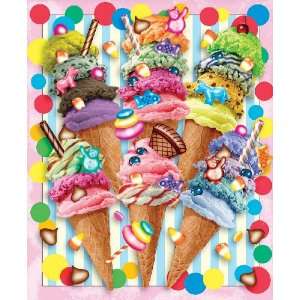  Ice Cream Candy Swirls Jigsaw Puzzle: Toys & Games
