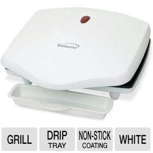    Brentwood Appliances TS 610 Indoor Grill   White Electronics