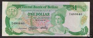 Belize Paper Money   1 Dollar Note   1983   P43   Ch.CU  