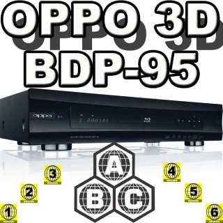 OPPO BDP 95 Multi Region Code Zone Free Blu Ray Player  