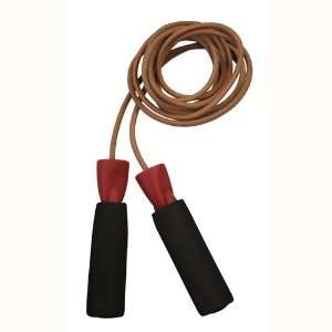  Amber Sports Leather Jump Rope with Foam Handles Sports 