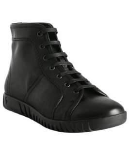 Harrys of London black leather Ed lace up boots   