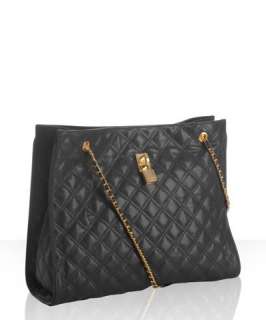 Marc Jacobs black quilted leather Juliette chain strap shoulder bag
