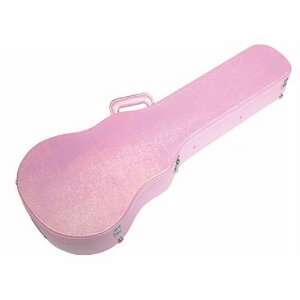   Rock Hardshell Guitar Case, Cotton Candy Pink Musical Instruments