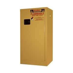  Paint & Ink Storage Cabinet,yellow,44 In   SECURALL