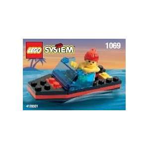 Lego Classic Town Res Q Speed Boat 1069: Toys & Games