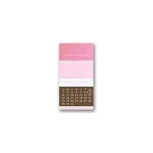  Lipstick Pink Save the Date Calendar Beauty