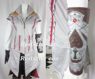 Assassins Creed 2 II EZIO cosplay costume Male Outfit   Custom Made 