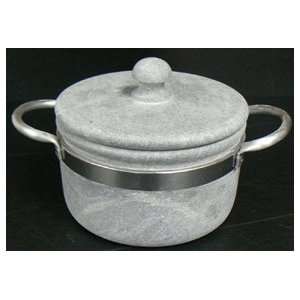  Soapstone 1 Quart Pot   Stainless Steel Handles 
