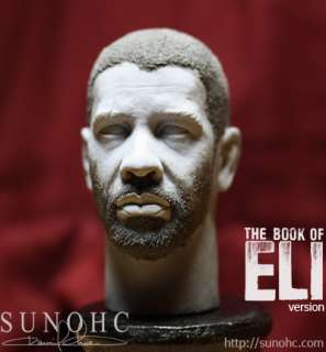   CUSTOM Denzel Washington BOOK OF ELI head sculpt + sunglasses  