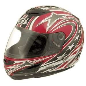    GMAX GM58 Graphic Full Face Helmet XX Large  Red: Automotive