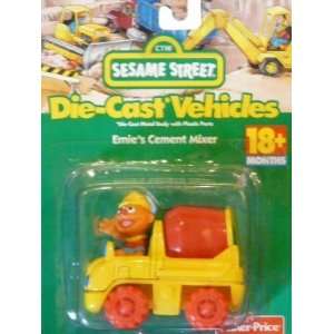  Sesame Street Ernies Cement Mixer Die Cast Vehicle Toys & Games