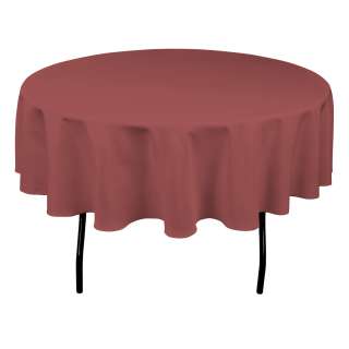 78 in. Round Polyester Tablecloth  