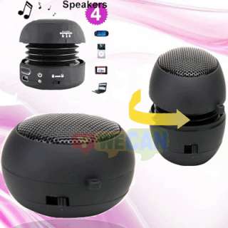   Rechargeable Portable Capsule Collapsible Speaker PC MP3 Mobile  