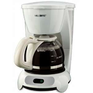  Mr. Coffee TF6 5 Cup Switch Coffeemaker, White Kitchen 