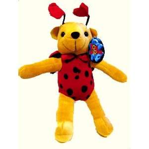  VALENTINE Plush Animal   LADYBUG TEDDY BEAR: Toys & Games