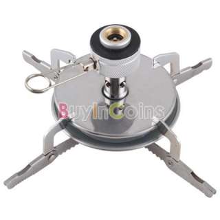   Mini Stainless Steel Portable Camping Picnic Stove Gas powered Burner