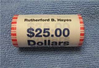 2011 D RUTHERFORD B HAYES DOLLAR ROLL 25 COINS SEALED  
