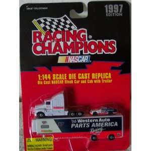   Nascar Stock Car and Cab with Trailer Western Auto Parts America #17
