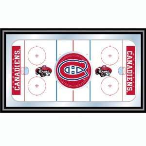 NHL Montreal Canadians Framed Hockey Rink Mirror Sports 