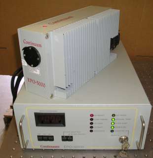   EPO 5000 Diode Pumped Short Pulse UV YAG Laser & Power Supply  