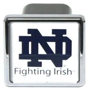    943 Notre Dame Fighting Irish College Helmet Hitch Cover: Automotive