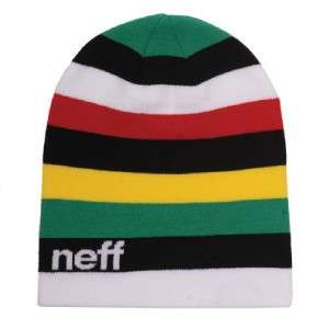 Neff Rainbow Beanie   Rasta   Recorded Delivery  