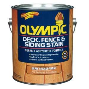  Olympic Semi Transparent Deck, Fence and Siding Oil Stain 