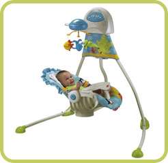  Fisher Price Precious Planet Open Top Cradle Swing Baby