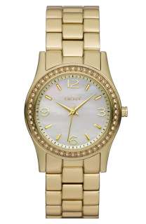  NY8335 Gold Tone Round Bracelet Ladies Watch in Original Box  