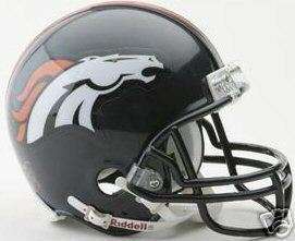 Denver Broncos Riddell Replica NFL Mini Football Helmet New  