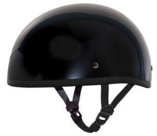Smallest DOT Motorcycle Helmet EVER Gloss Black [L]  