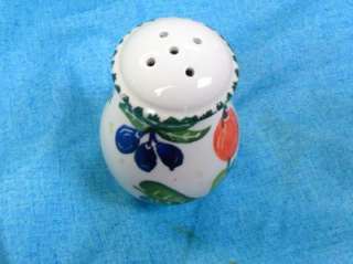 CERAMICA HAND PAINTED SALT SHAKER MADE IN ITALY  