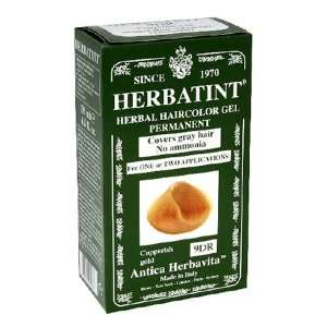 Herbatint Herbal Haircolor Gel, Permanent, 9DR, Copperish Gold, 4.5 