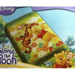   the Pooh PLAYFUL POOH Royal Plush Twin Blanket Throw: Home & Kitchen